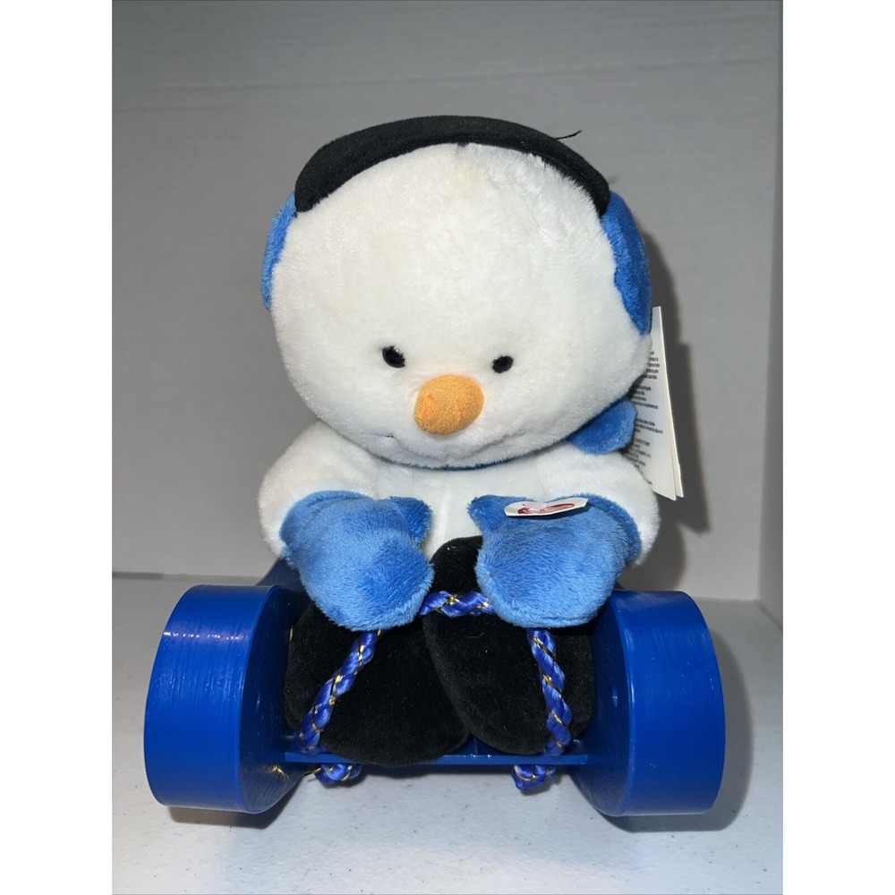 Snowman Christmas Plush Rocking‎ Sledding Singing Musical Lights Plush Walmart